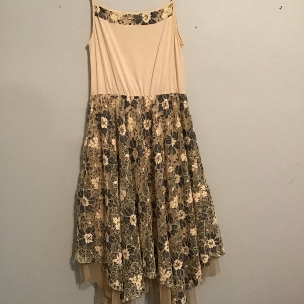 Lace Asymmetrical Dress